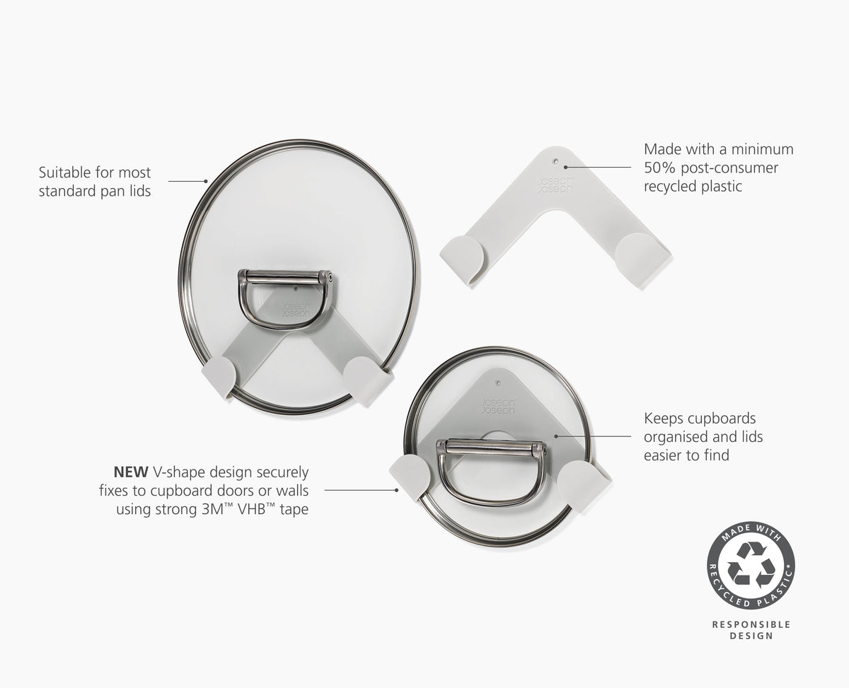 Set of 3 Pan Lid Holders