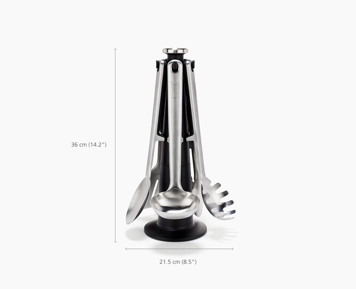 Excel 5-Piece Utensil Carousel Set